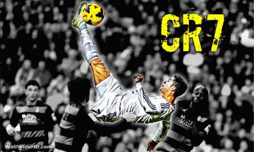 Real Madrid Ronaldo Animated Poster GIF