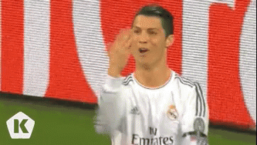 Real Madrid Ronaldo Happy Face GIF