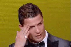 Real Madrid Ronaldo In A Formal Get Up GIF