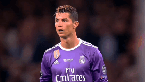 Real Madrid Ronaldo Loooked Upset GIF