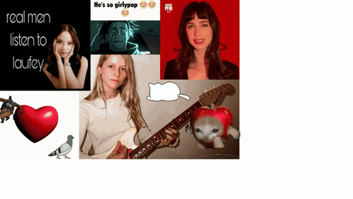 Real Men Listen to Laufey Collage