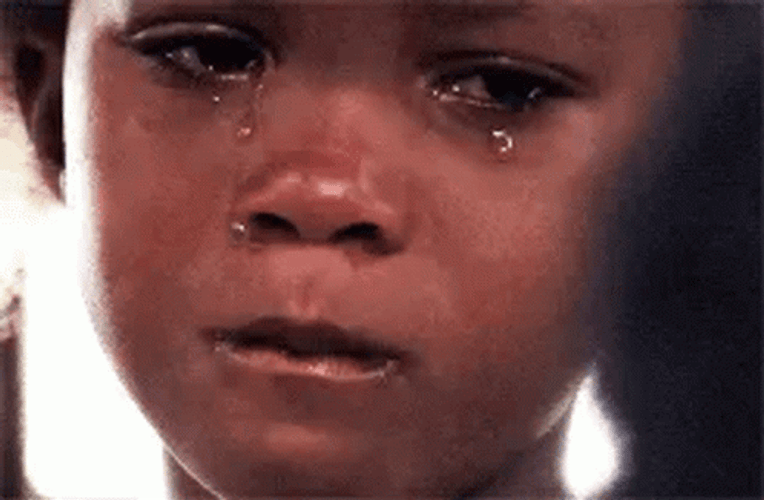 Real Tears Falling Poor Little Girl GIF