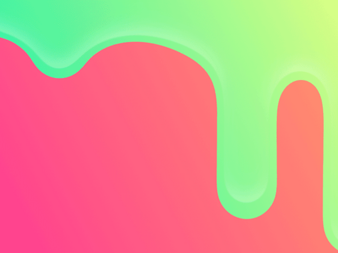 Realistic Rainbow Drip Slime Background GIF
