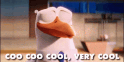 Really Cool The Storks Duck GIF