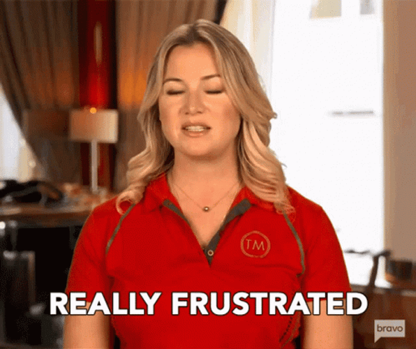 Really Frustrated Frustration GIF