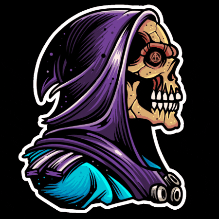 Reaper Skeletor Sticker GIF