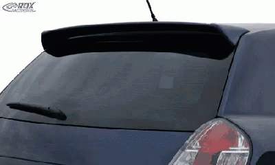 Rear View Car With Rox GIF