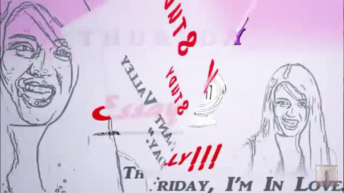 Rebecca Black Friday Mobile Art GIF