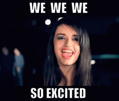 Rebecca Black Friday Singing So Excited GIF