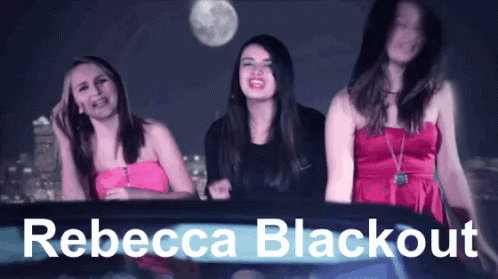Rebecca Black Out Friday Meme GIF