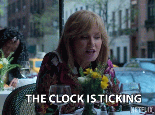 Rebecca De Mornay The Clock Is Ticking GIF