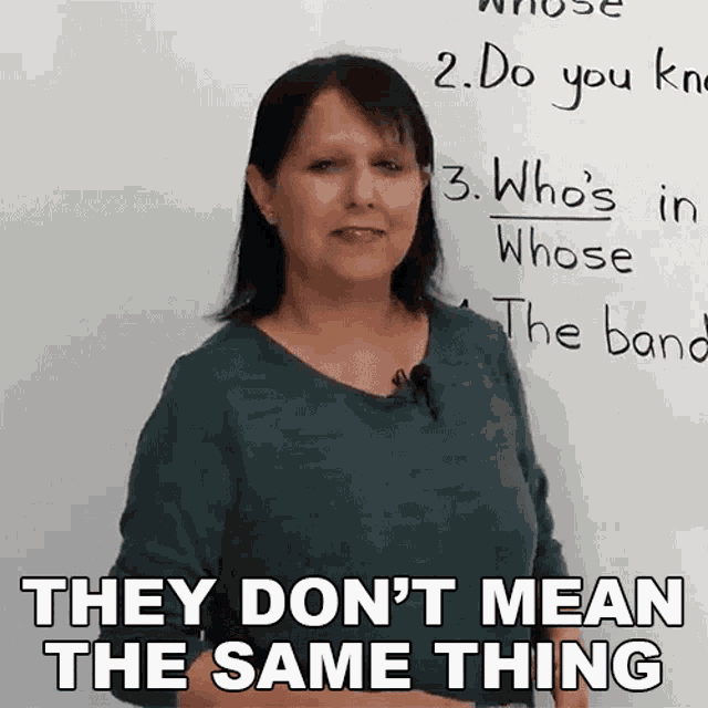 Rebecca English Lesson Same Same But Different GIF