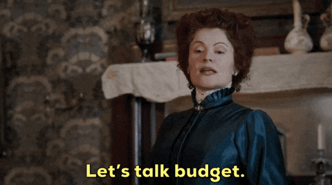Rebecca Wisocky Wants To Talk About Budget GIF