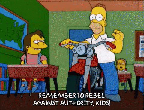 Rebel Simpsons Gif GIF