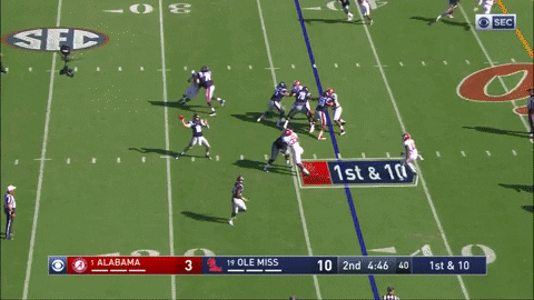 Rebels Ole Miss Alabama Football Field GIF