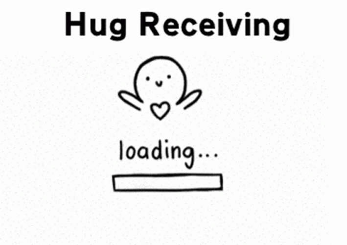 Receiving Virtual Hug GIF