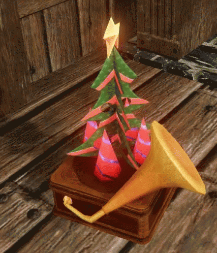 Record Player Christmas Tree