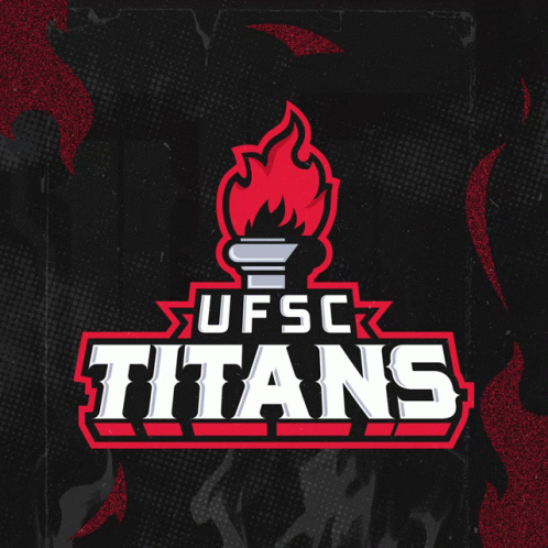 Red And Black Poster With Flame And Letter H GIF