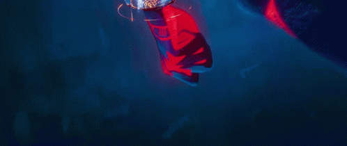 Red And Blue Object Close Up GIF
