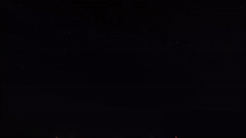 Red and Green Fireworks Display
