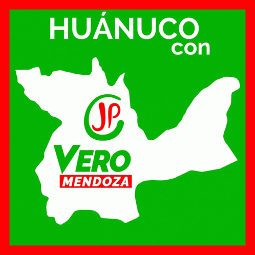 Red And Green Vera Mendoza Map Poster GIF