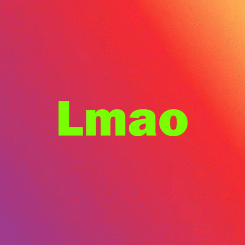 Red and Purple Background with White LMAO