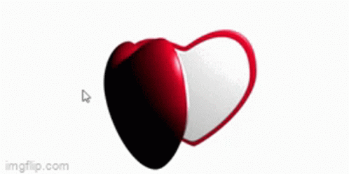 Red and White Heart With Imgflip.com