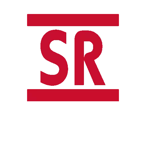 Red and White SR Logo