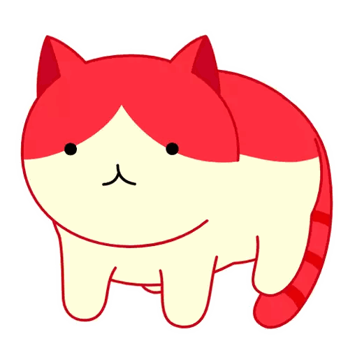 Red and Yellow Cat Laying on Its Back