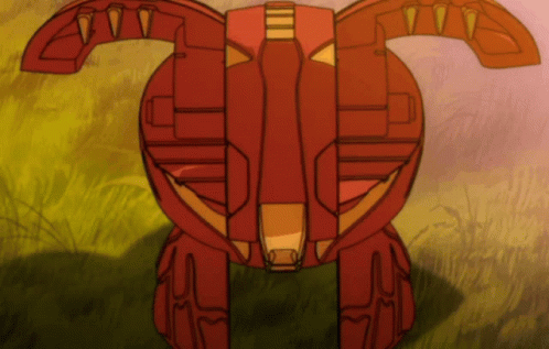 Red and Yellow Object With Wings