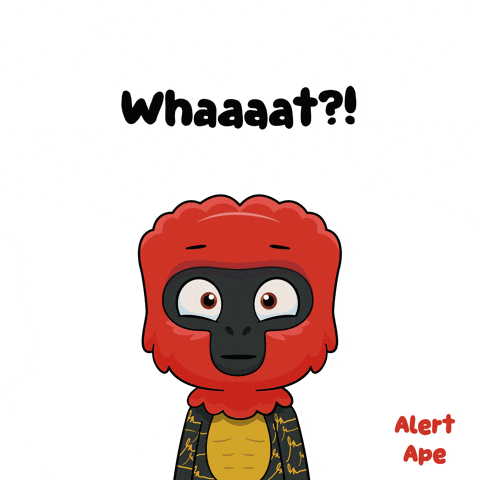 Red Ape Saying Whaaat