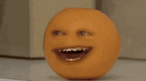 Red Apple With Face Next To Box Of Eggs GIF