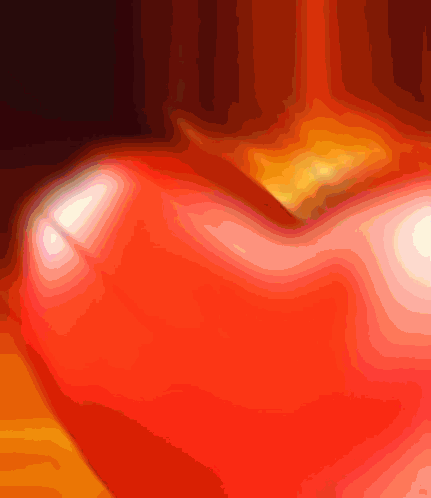 Red Apple with Yellow Stripe