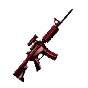 Red Assault Rifle