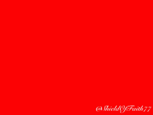 Red Background Green Text Saying And He Said to Them It Is Written