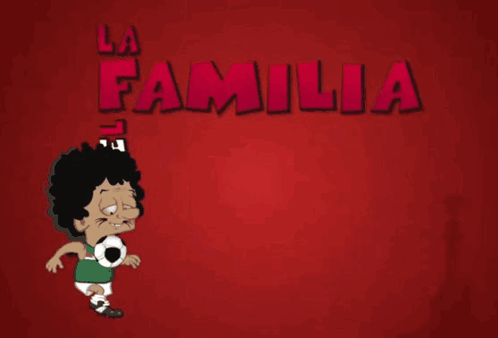 Red Background La Familia Barrio Vamos Mexico