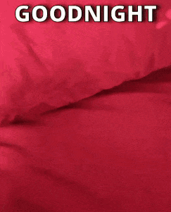 Red Background Saying Goodnight GIF
