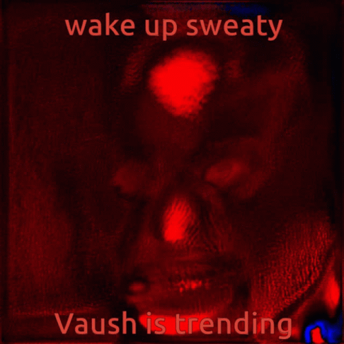 Red Background Wake Up Sweaty Vansh Trending GIF