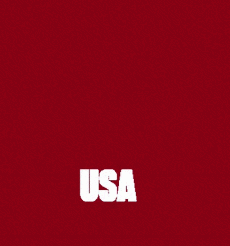 Red Background White Text Maga Usa