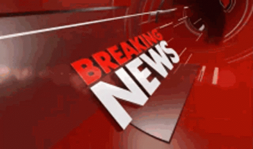 Red Background with Breaking News