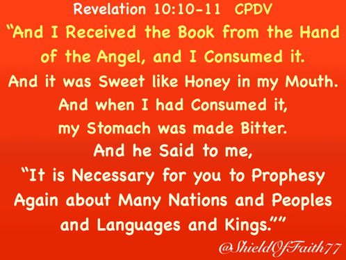 Red Background With Revelation 10 10:11 CPDV GIF