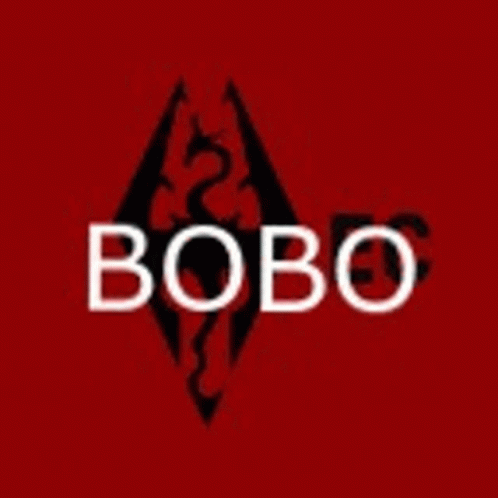 Red Background With White Bobo