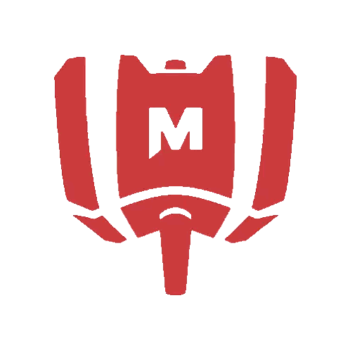 Red Background With White Swirl