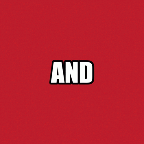 Red Background With White Text GIF