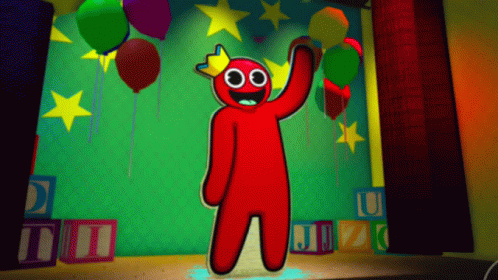 Red Ball Roblox Rainbow Friends GIF