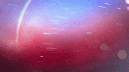 Red Blue White Background With Rainbow GIF