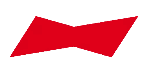 Red Budweiser Logo With White Lettering