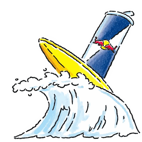 Red Bull Can Surfing Wave