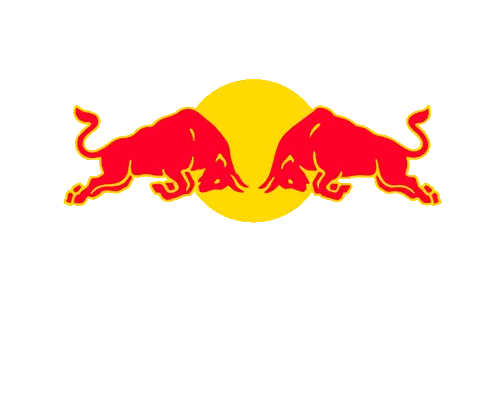 Red Bull Logo with Yellow Circle