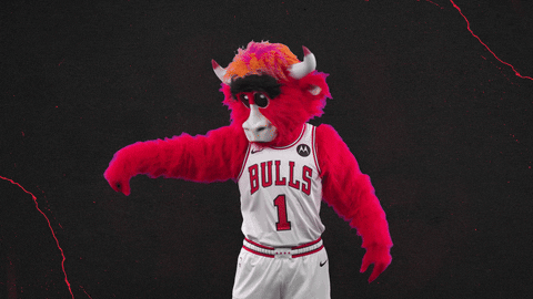 Red Bull Mascot Benny Doing Arm Wave GIF